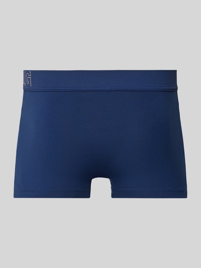 SLG Boxershort met elastische band met label Marineblauw - 3