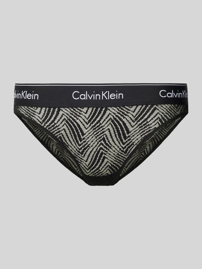 Calvin Klein Underwear Figi z paskiem z logo model ‘MODERN LACE’ Czarny 1