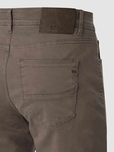 Brax Hose mit Label-Patch Modell 'Cadiz' Beige 4