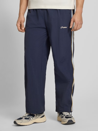 PROHIBITED Trackpants mit Label-Stitching Modell 'SLIPSTREAM' Marine 4