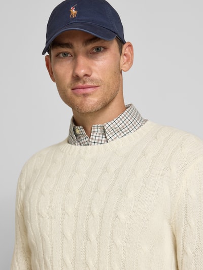 Polo Ralph Lauren Gebreide pullover van kasjmier met ronde hals Ecru - 3