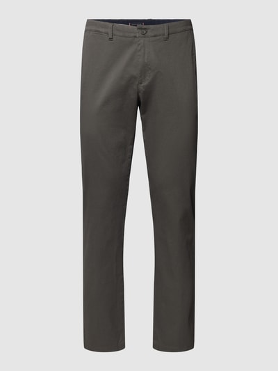 Tommy Hilfiger Pants Chino met structuurmotief, model 'DENTON' Middengrijs - 2