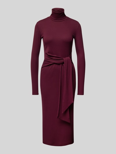 Lauren Ralph Lauren Midikleid mit Rollkragen Modell 'VAUREEN' Bordeaux 2