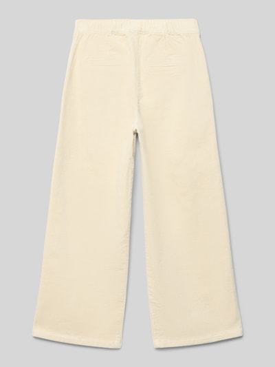 Mango Cordhose mit elastischem Bund Modell 'lula' Ecru 3