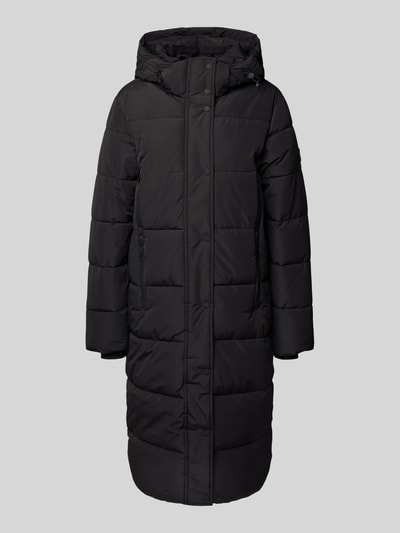 Tom Tailor Regular Fit Steppmantel mit doppelten Reißverschlusstaschen Black 2