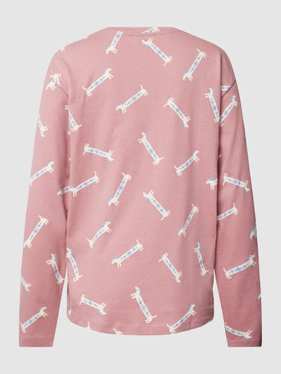 Jake*s Casual Pyjamabovendeel met all-over print Roze - 3