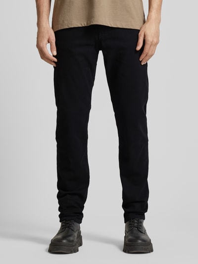 BOSS Orange Regular fit jeans met labeldetail, model 'Re.Maine' Zwart - 4