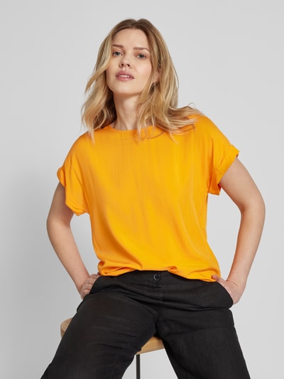 Montego Viscose blouse met korte kapmouwen Oranje - 3