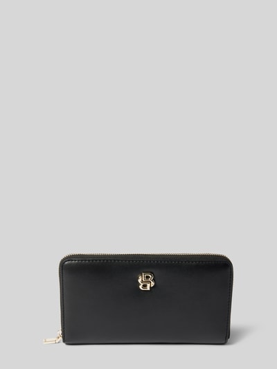 BOSS Portemonnaie mit Label-Applikation Modell 'ICON' Black 1