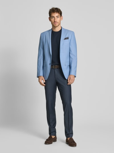 HECHTER PARIS Slim Fit 2-Knopf-Sakko mit Pattentaschen Modell 'H-Xtension' Hellblau 1