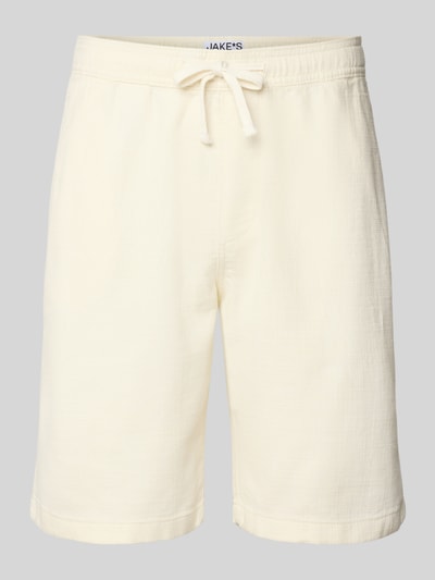 JAKE*S STUDIO MEN Bermudas mit elastischem Bund  Offwhite 2