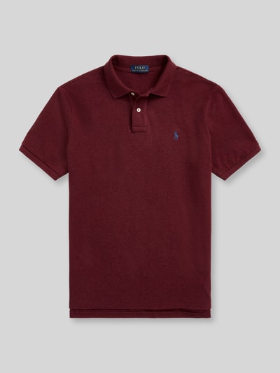 Polo Ralph Lauren Regular fit poloshirt van eriner katoen Bordeaux - 2
