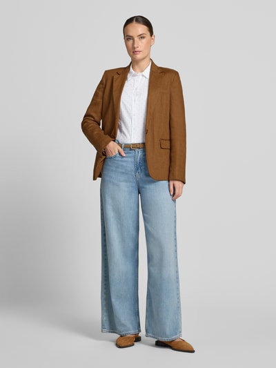 Christian Berg Woman Blouse met overhemdkraag en knoopsluiting Wit - 1