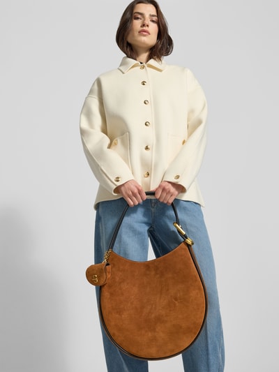 Marc Jacobs Hobo Bag mit Label-Detail Cognac 1