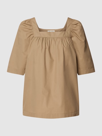 Marc O'Polo Blusenshirt mit Karree-Ausschnitt Schlamm 2