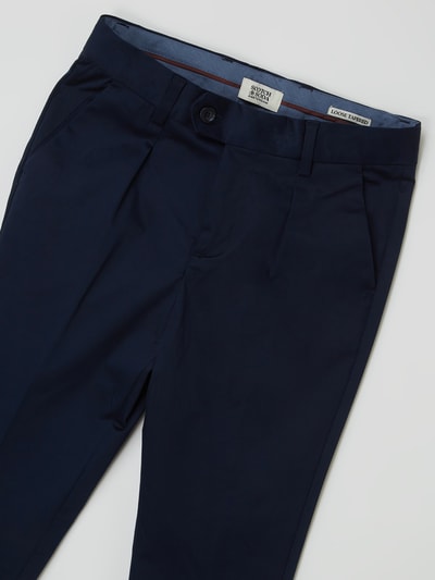 Scotch & Soda Loose tapered fit pantalon met stretch  Marineblauw - 2