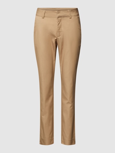 Kaffe Regular fit broek met steekzakken opzij, model 'Kalea' Beige - 2