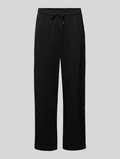 EA7 Emporio Armani Baggy Fit Sweatpants mit Label-Print Black 2