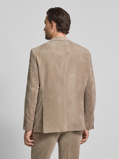 Christian Berg Men Regular Fit Sakko mit Reverskragen und Pattentaschen Beige 5