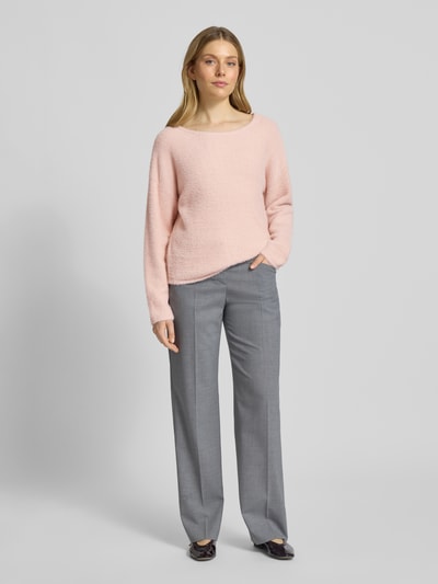 s.Oliver BLACK LABEL Regular Fit Pullover mit Viskose-Anteil Rose 1