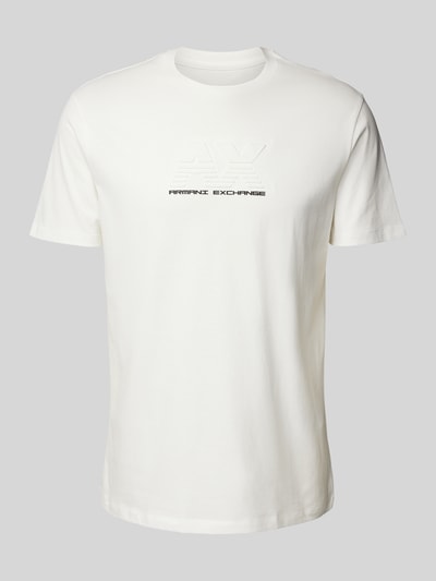 ARMANI EXCHANGE T-Shirt mit Label-Print Offwhite 2