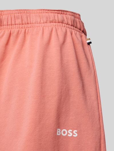 BOSS Pyjama-Shorts mit elastischem Bund Lachs 2