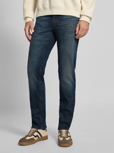 Brax Slim fit jeans met 5-pocketmodel, model 'Chuck' Marineblauw - 4
