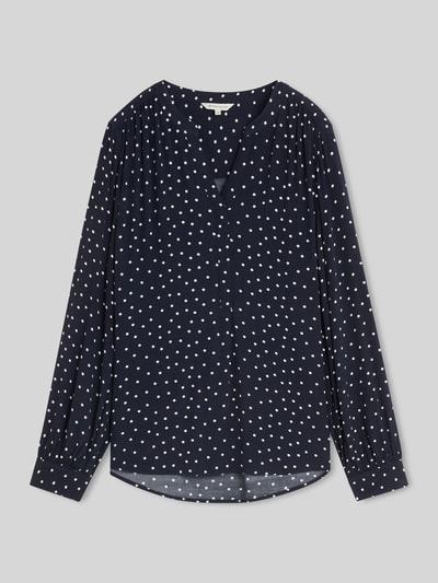 Tom Tailor Relaxed Fit Hemdbluse aus reiner Viskose Marine 2
