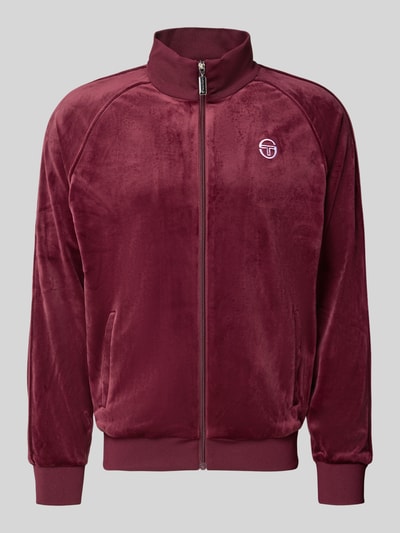 SERGIO TACCHINI Bluza rozpinana ze stójką model ‘SERGIO’ Purpurowy 2