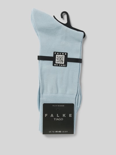 Falke Socken mit elastischem Bündchen Modell 'Tiago' Hellblau 3