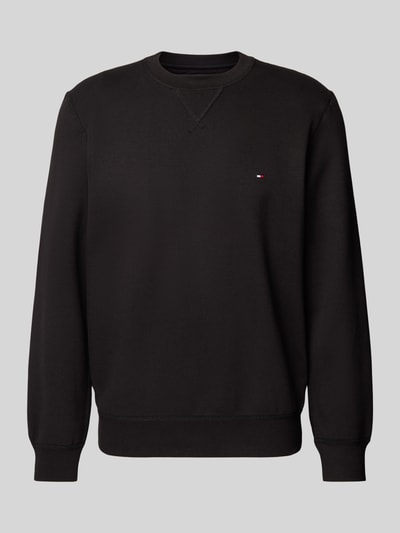 Tommy Hilfiger Sweatshirt met labelstitching Zwart - 2