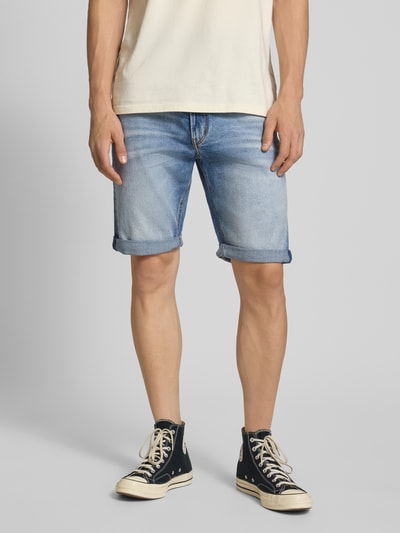 G-Star Raw Korte regular fit jeans met steekzakken, model 'Mosa' Lichtblauw - 4