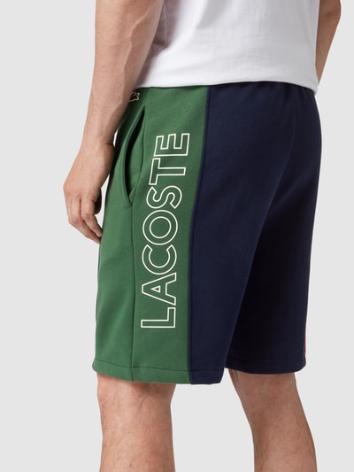 Lacoste Sweatshorts mit Logo-Patch Marine 3