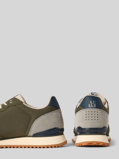 Napapijri Sneaker mit Schnürung und Label-Detail Oliv 2