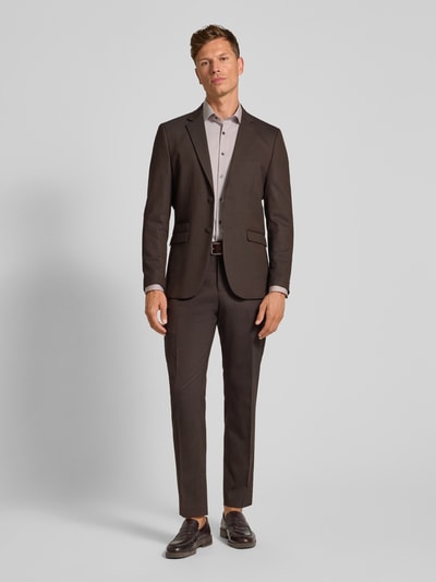 OLYMP Level Five Slim fit zakelijk overhemd met kentkraag Zand - 1