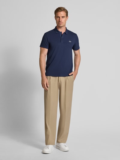 Lacoste Regular Fit Poloshirt mit Label-Badge Dunkelblau 1