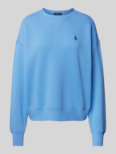 Polo Ralph Lauren Oversized Sweatshirt mit Label-Stitching Blau 1