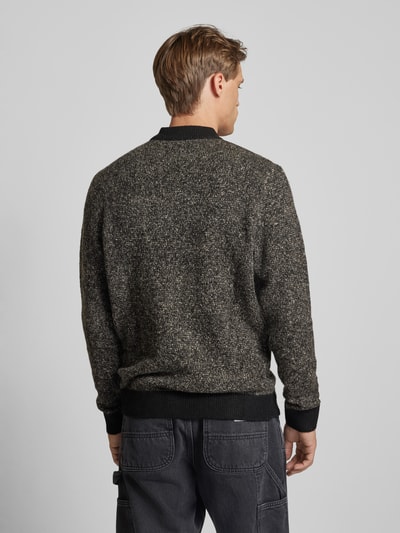 Jack & Jones Strickpullover mit Label-Detail Modell 'COSPACE' Black 5