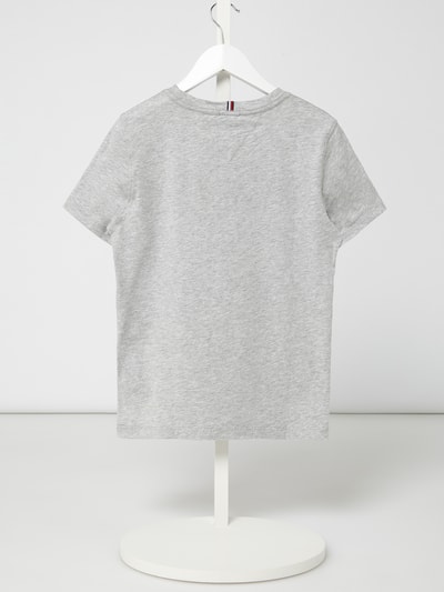 Tommy Hilfiger Teens T-Shirt mit Logo-Streifen  Mittelgrau Melange 3