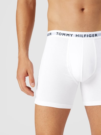 Tommy Hilfiger Obcisłe bokserki z napisem z logo Średnioszary 3