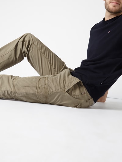 Napapijri Regular Fit Cargohose im Washed Out Look Sand 3