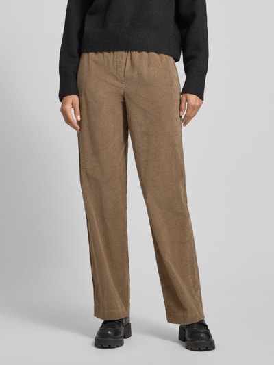 Armedangels  Wide Leg Cordhose aus Baumwoll-Mix Modell 'JAIMILAA CORDUROY' Taupe 4
