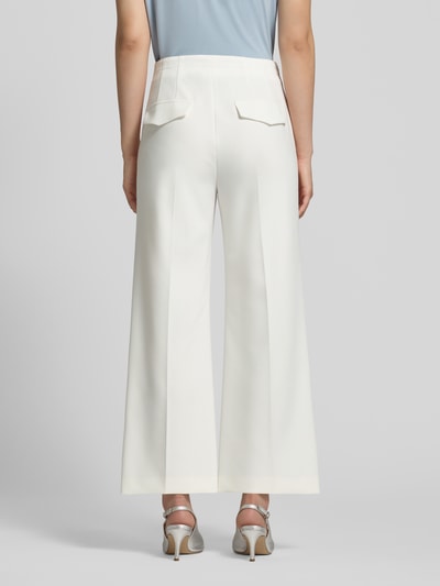 windsor. Slim Fit Culotte mit Bügelfalten Offwhite 5
