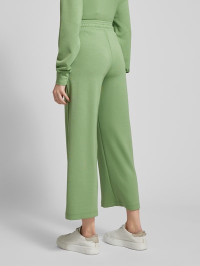 Soyaconcept Regular fit sweatpants met wijde pijpen, model 'Banu' Groen - 5