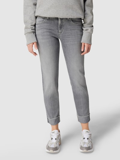 Cambio Low rise jeans met straight fit Lichtgrijs - 4