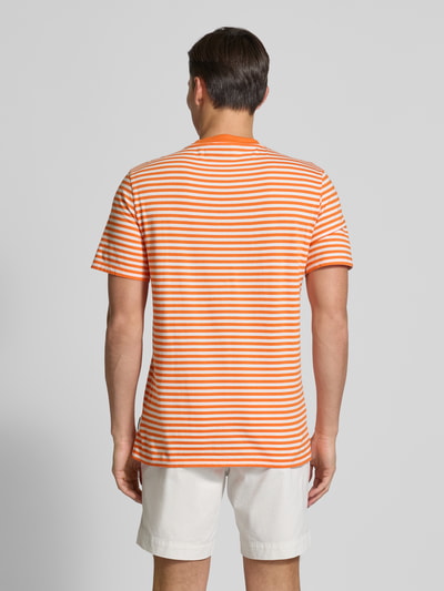 Armedangels Relaxed Fit T-Shirt aus reiner Baumwolle Orange 5