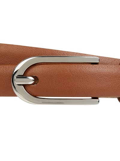 Weinmann Riem van runderleer met doornsluiting, model 'Savage' Cognac - 2