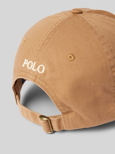 Polo Ralph Lauren Basecap mit Logo-Stitching Taupe 3