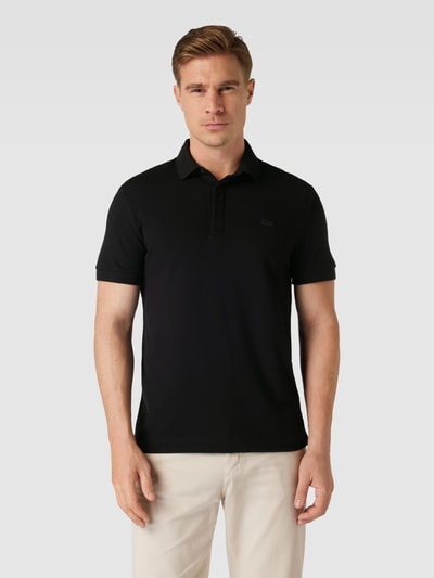 Lacoste Regular Fit Business-Hemd mit Strukturmuster Modell 'HANK' Black 4
