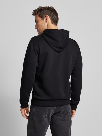 Tom Tailor Denim Regular Fit Hoodie mit Baumwolle und Label-Print Black 5